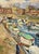 Gerta Springer, Holiday Boats in the Harbor, 1935, Oil on Canvas, Framed For Sale - Image 4 of 17