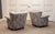 Vintage Danish Wingback Chairs with Jacquard Fabric, 1940s, Set of 2 For Sale - Image 6 of 16