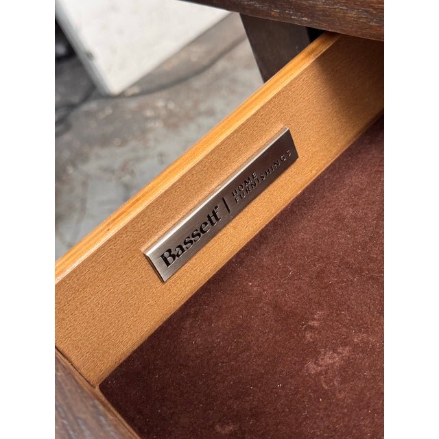 Bassett Furniture Six Drawer Console Table For Sale - Image 10 of 12