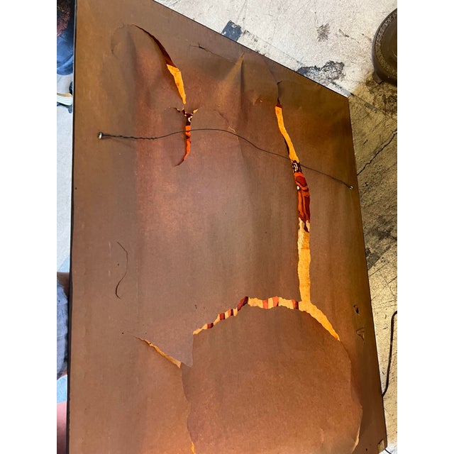 Vintage African Style Framed Art For Sale In West Palm - Image 6 of 6