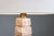 Geometric Pyramid Table Lamp in Travertine-Onyx, 1970s For Sale - Image 9 of 15