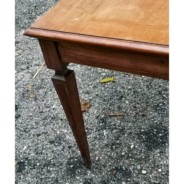 Low Rectangular Inlaid Coffee Table, 1950 For Sale - Image 11 of 18