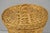 Vintage Mid Century Modern Handwoven Wicker Rattan Laundry Basket W Lid For Sale In Philadelphia - Image 6 of 17