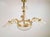 Antique Art Deco Glass and Bronze Chandelier, France, 1930s For Sale - Image 10 of 14
