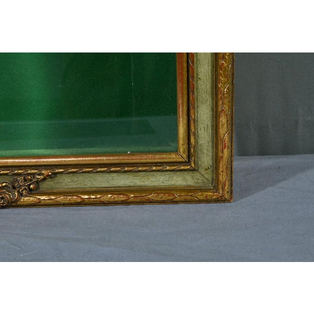 Wall Display Case in Golden Wood, 20th Century For Sale - Image 12 of 18