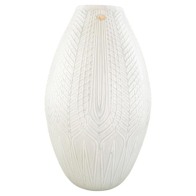 Mid-Century Ceramic AX Floor Vase by Berit Ternell from Upsala Ekeby, Sweden, 1950s For Sale - Image 15 of 15
