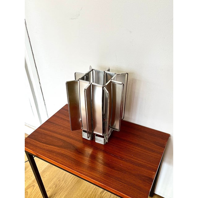 The magnificent sirius table lamp, designed by max sauze, is a rare and iconic example of 1970s french design and the...