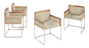 Armchair by Alain Delon for Maison Jansen - Set of 4