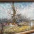 Marie Charlot Impressionist Landscape Palette Knife Oil Painting, Signed For Sale - Image 11 of 12
