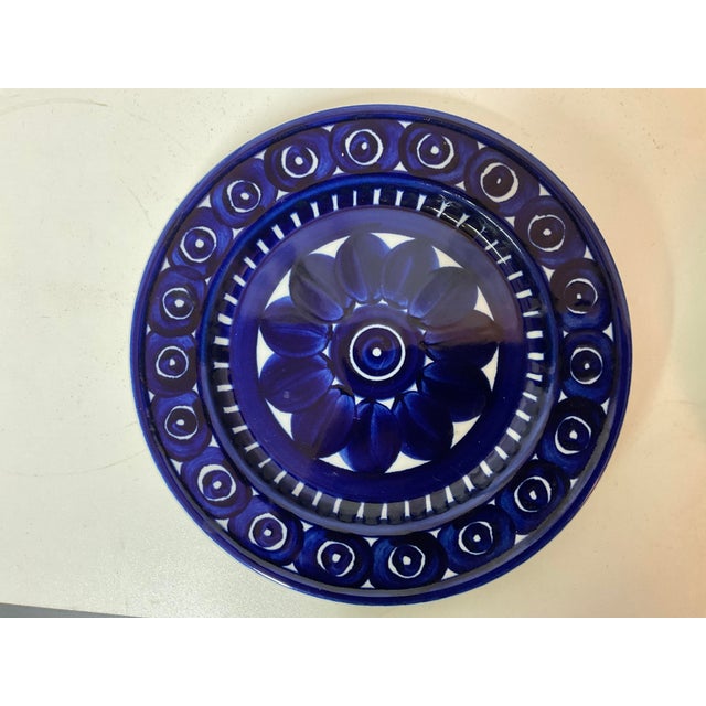 These Arabia Valencia cobalt plates from Finland both measure 7 1/2” in diameter. Sought after but hard to find pattern....