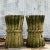 Verdigris Mid 20th Century Vintage Boho Cut Coquina Stone Bamboo Table Pedestals - a Pair For Sale - Image 8 of 9