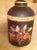 Black English Black Floral Design Tea Caddy For Sale - Image 8 of 13