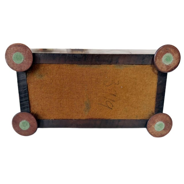 Antique Early 19th Century William IV Regency English Mahogany Tea Sarcophagus Caddy For Sale - Image 9 of 9