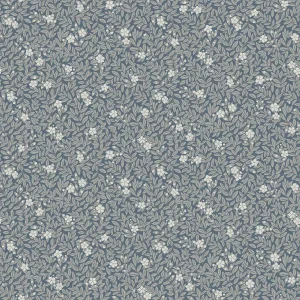 SAMPLE - Boråstapeter Myrten Wallpaper In Slate