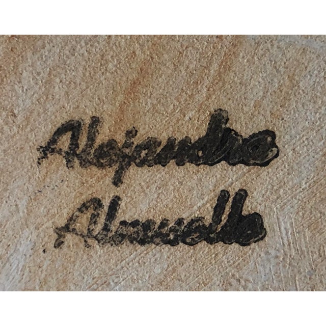 Late 20th Century Art Pottery Serving Dish For Sale - Image 5 of 6