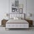 Cream Hollywood Regency Upholstered King Bed For Sale - Image 8 of 11