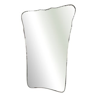 Vintage Italian Wall Mirror with Decorations, 1950s For Sale