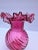 1950s 1950s Fenton Cranberry Swirl Vase For Sale - Image 5 of 7