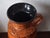 Black Large Vintage Brutalist Ceramic Floor Vase, 1970s For Sale - Image 8 of 10