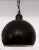 Vintage Pendant Lamp in Black Painted Metal, 1970s, in Good conditions. Designed 1970 to 1979 European Plug (up to...