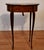 1900s Antique French Louis XV Walnut & Satinwood Inlay Side / End Table France For Sale - Image 12 of 17