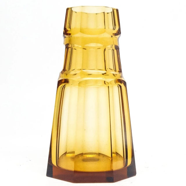 Art Deco Vase from Moser, Former Czechoslovakia, 1930s For Sale - Image 9 of 10