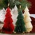Twinkle Tree Holiday Candles, Set of 6, Green For Sale - Image 4 of 6