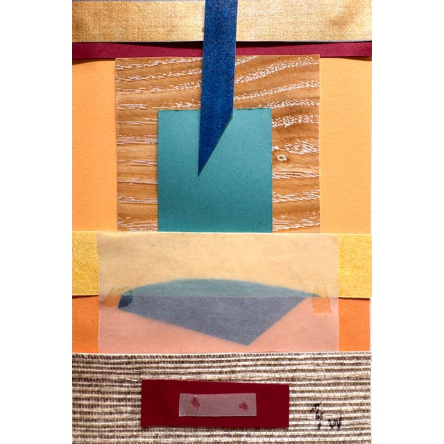 Paper "Into the Sun 2" Original Mixed-Media Collage on Paper by Zac Woodiel For Sale - Image 7 of 9