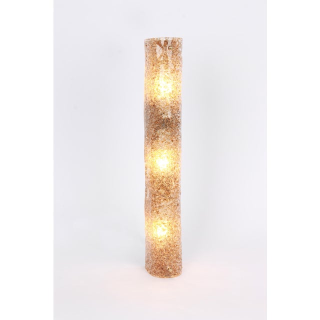 Dark Toned Murano Glass Wall Sconce from Hillebrand, 1970s For Sale - Image 6 of 8