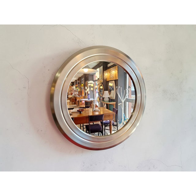 1970s Large Round Mirror by Gianni Moscatelli for Formanova, Italy, 1970s For Sale - Image 5 of 5