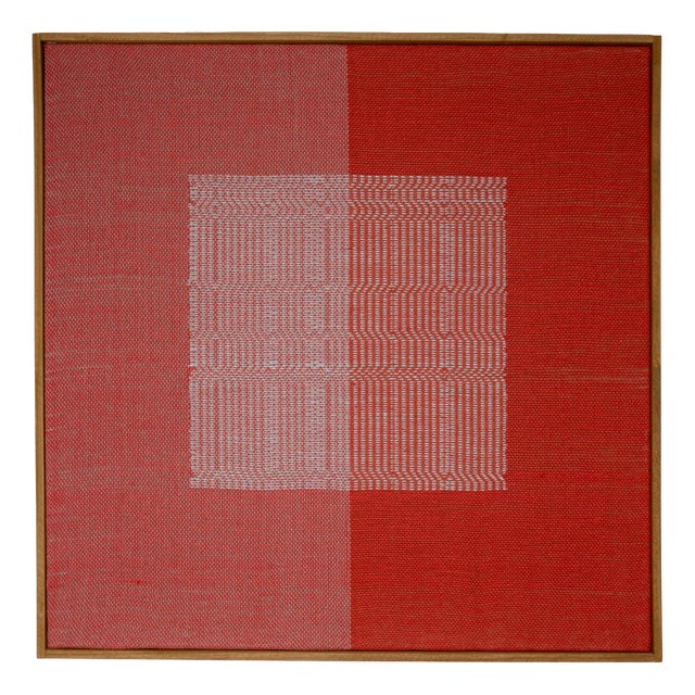 Flag No. 27 Handwoven Tapestry by Susanna Costantini For Sale
