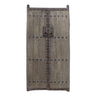 Antique Chinese Elm Compound Door/Gate For Sale