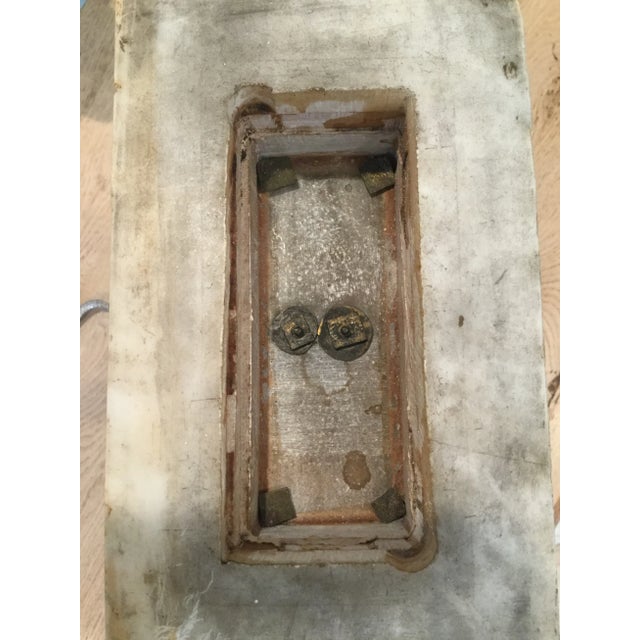 19th Century French Marble Clock by Delahoussaye For Sale - Image 9 of 13