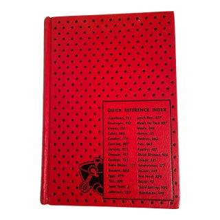 Vintage Cookbook - Red Hardcover - Culinary Arts Institute 1974 For Sale