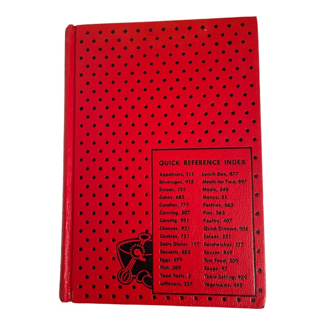 Vintage Cookbook - Red Hardcover - Culinary Arts Institute 1974 For Sale