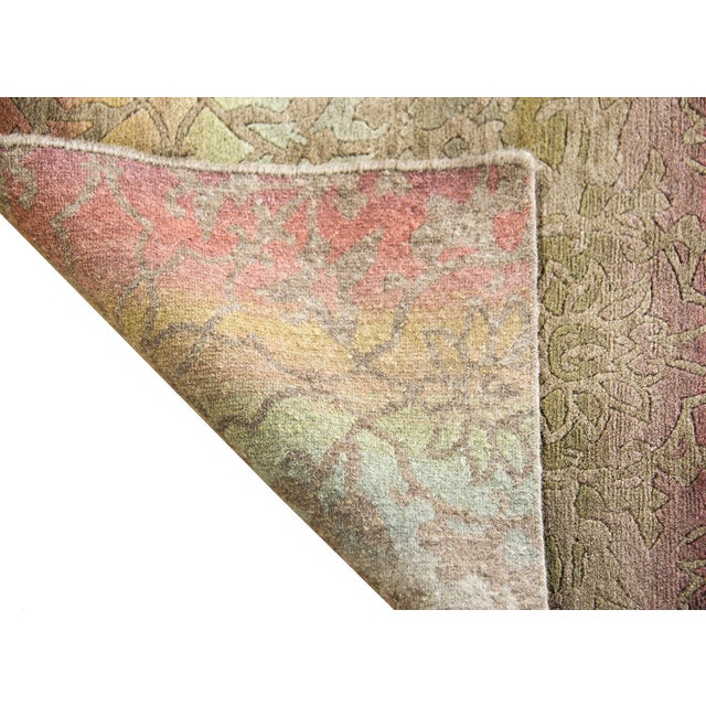 Contemporary Hand-Knotted Tibetan Rug For Sale - Image 3 of 14
