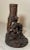 1920s Antique German Black Forest Wood Gnome Sculpture Statue Candle Holder Figure For Sale - Image 5 of 15
