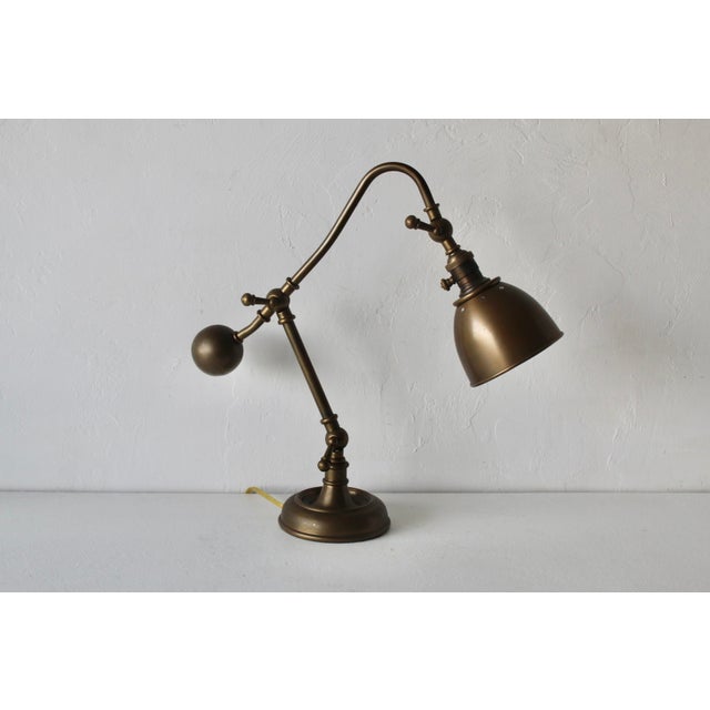 Vintage Visual & Comfort Brass Desk Task Lamp For Sale - Image 11 of 17