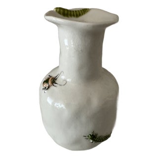 Charming Porcelain Handmade Organic Bud Vase For Sale