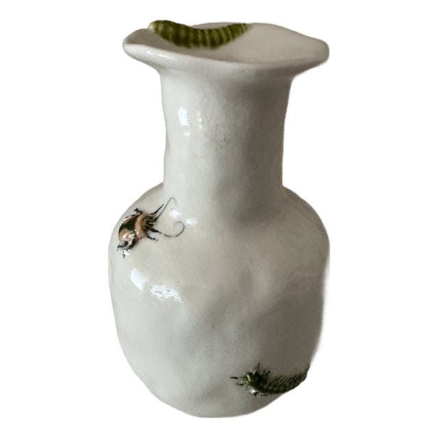Charming Porcelain Handmade Organic Bud Vase For Sale