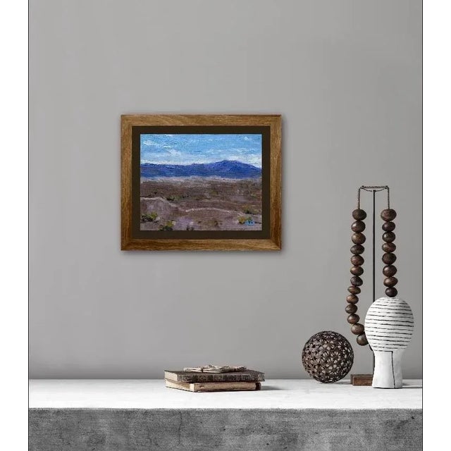 2020s Nevada Desert (Minimalist Oil Landscape) For Sale - Image 5 of 6