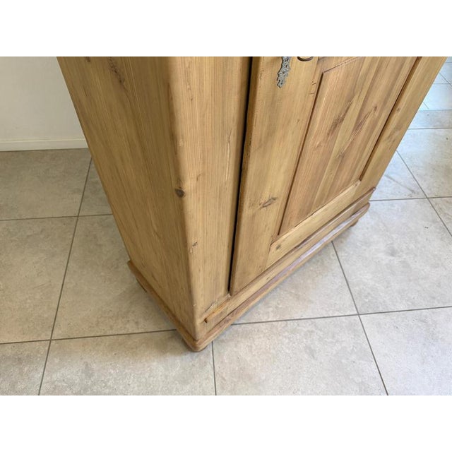 Brown Antique Biedermeier Farmhouse Cabinet in Wood For Sale - Image 8 of 14