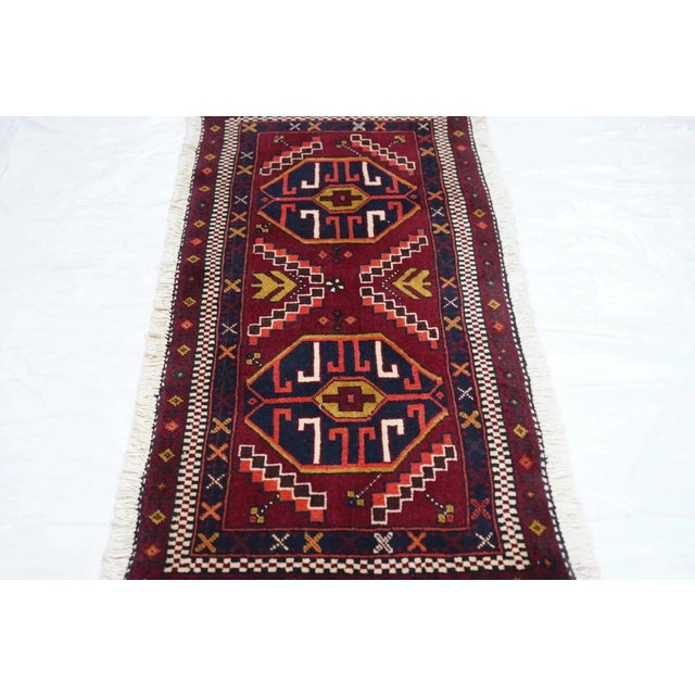 Vintage Shiraz Rug 1'8'' x 3'10'' For Sale In New York - Image 6 of 9