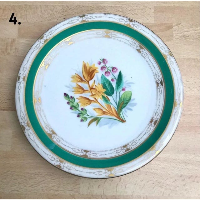 Antique Collectible Plates. Beautiful Floral Plates. 19 Century. Antique Value. Good Antique Condition. No cracks, No...