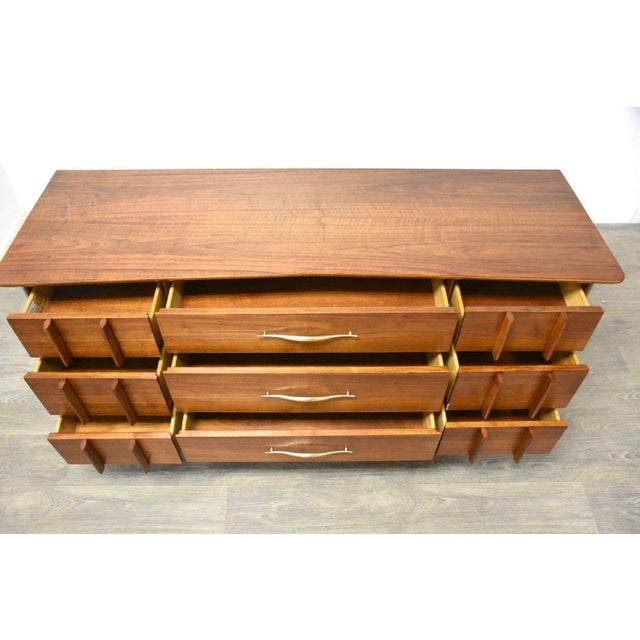 Wood Walnut Kent Coffey Foreteller Dresser For Sale - Image 7 of 10