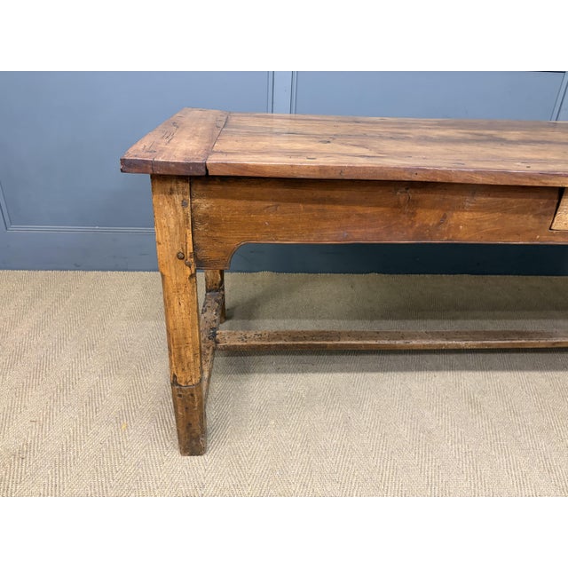 19th Century Fruitwood Refectory Farmhouse Table, 1800 For Sale - Image 3 of 18