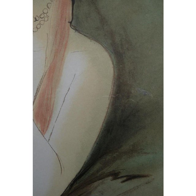 Bernard Charoy, Portrait de Charlotte, Lithograph For Sale - Image 5 of 8