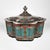 Moroccan Antique Moroccan Folk Art Polychrome Lidded Tea Caddy Storage Box Hand Tooled For Sale - Image 3 of 15