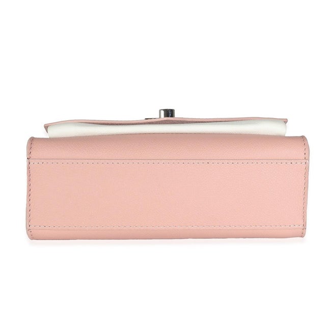2010s Pink Cream Tricolour Soft Calfskin MyLockme BB For Sale - Image 5 of 8