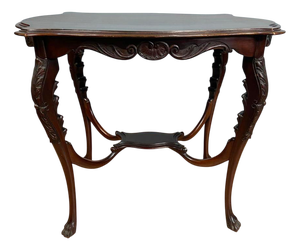Edwardian Carved Side Table, 1910s